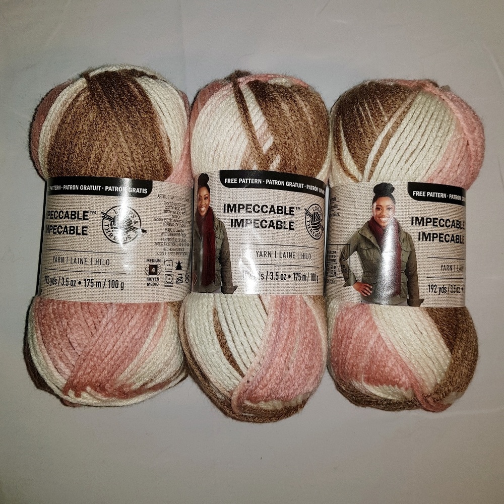 Loops and Threads Impeccable Yarn 3 Skeins
